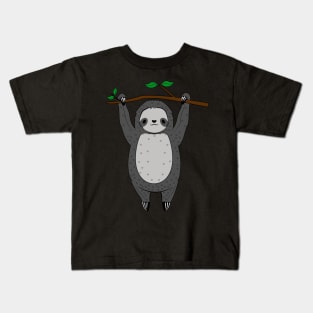 Cute Hanging Sloth Kids T-Shirt